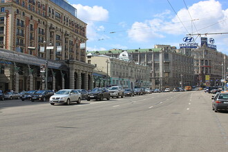 Moskevská ulice Tverská v roce 2011.